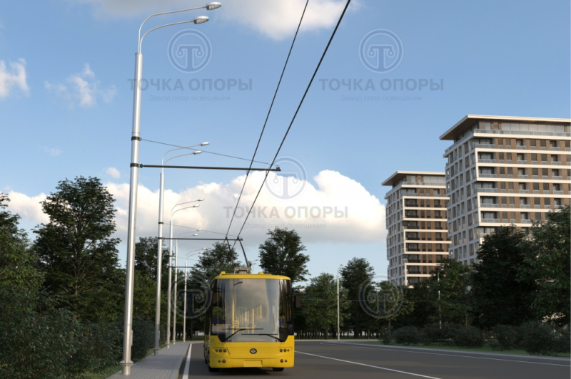 Опора контактной сети ТФГ-2000-9,0-01