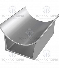 Опоры швеллерные скользящие направляющие МВН 148-67