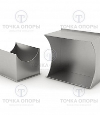 Опоры приварные неподвижные и скользящие МВН 370-63